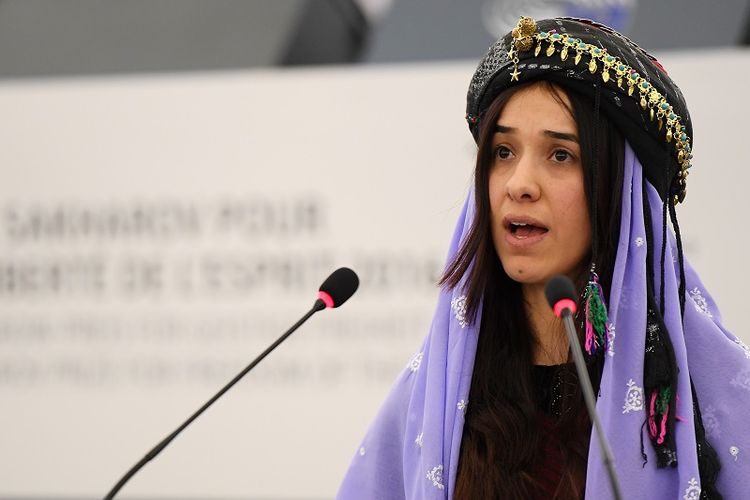 Peraih Nobel Perdamaian 2018, Nadia Murad.