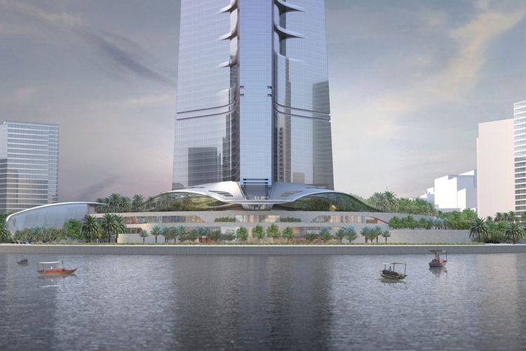 Jeddah Tower merupakan calon pencakar langit dunia. 