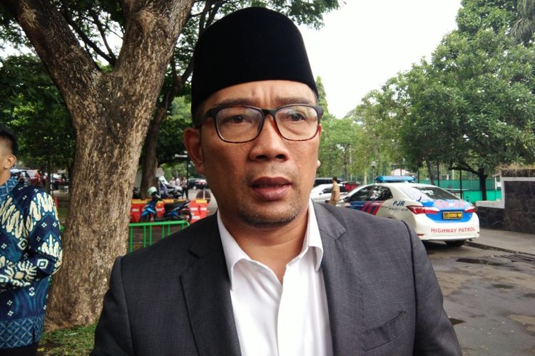 Gubernur Jawa Barat Ridwan Kamil saat ditemui di Gedung Sate, Selasa (23/10/2018) kemarin. 