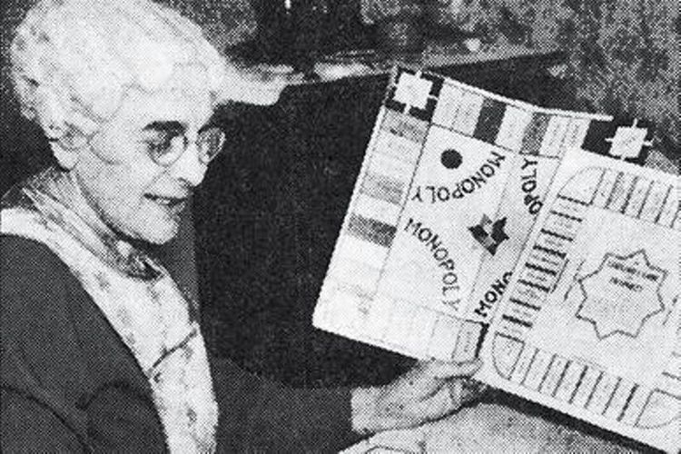 Elizabeth Magie, penemu permainan papan Monopoli. (Wikipedia)