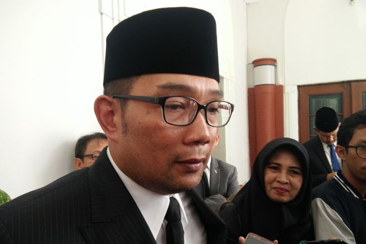 Gubernur Jawa Barat Ridwan Kamil saat ditemui di Gedung Sate, Jalan Diponegoro, Minggu (30/12/2018).