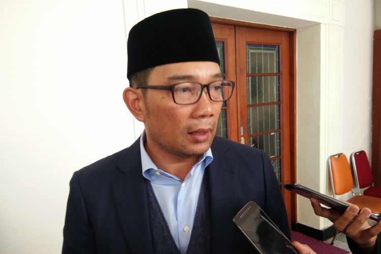 Gubernur Jawa Barat Ridwan Kamil saat ditemui di Gedung Sate, Jalan Diponegoro, Kamis (31/1/2019).
