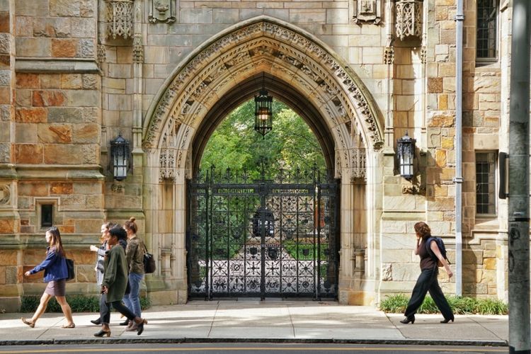 Yale University di New Haven, Connecticut, AS. (Shutterstock)
