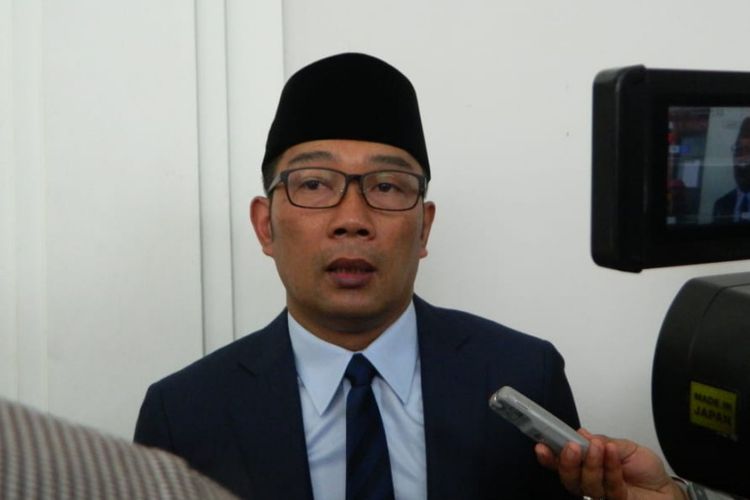 Gubernur Jawa Barat Ridwan Kamil saat ditemui di Gedung Sate, Jalan Diponegoro, Kamis (2/5/2019).