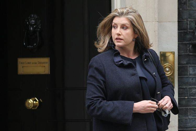 Penny Mordaunt ditunjuk sebagai Menteri Pertahanan Inggris. (AFP/ISABEL INFANTES)