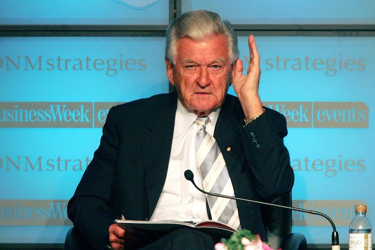 Mantan Perdana Menteri Australia Bob Hawke.  (REUTERS/Chaiwat Subprasom)
