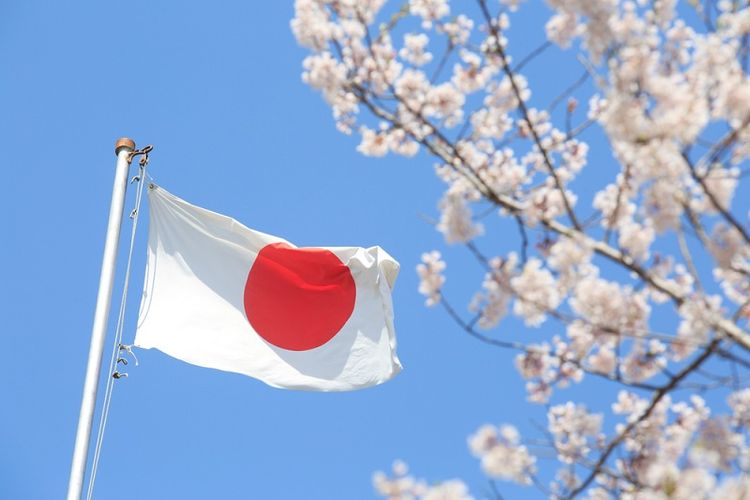 Bendera Jepang. (Shutterstock)