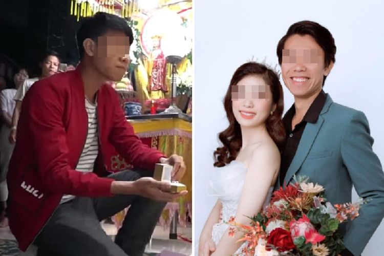Pria Vietnam bernama Dang Thien An menyanyi di acara pemakaman pacarnya. Pasangan itu dilaporkan bakal melangsungkan pernikahan satu bulan mendatang.
