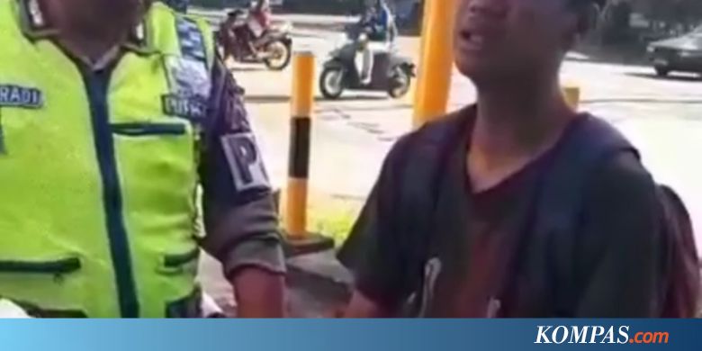 Akan Ditilang Polisi, Pelanggar Lalu Lintas Ini Pura-pura Kesurupan