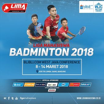 LIMA Badminton 2018 berlangsung 8-14 Maret 2018