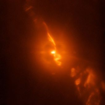 Gambar kematian bintang diambil menggunakan instrumen SPHERE di ESO