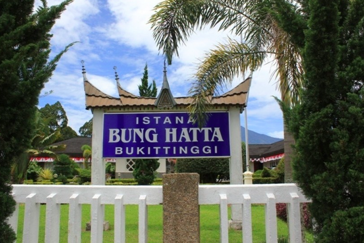 Istana Bung Hatta di Bukittinggi, Sumatera Barat.