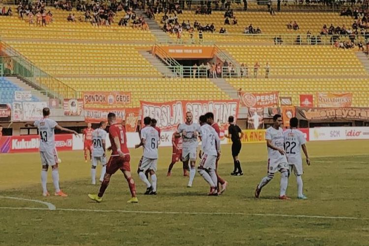 Persija Jakarta kalah dari Bali United 0-1 pada laga lanjutan Liga 1 pekan ke-19, Kamis (19/9/2019).