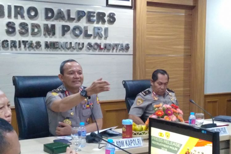 Asisten Sumber Daya Manusia Kapolri Irjen Arief Sulistyanto di Mabes Polri, Jakarta, Rabu (18/4/2018).
