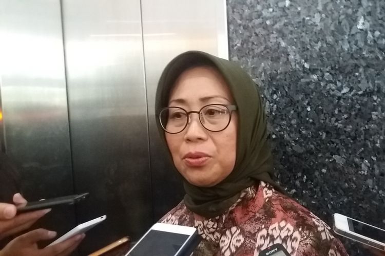 Wakil Ketua Ombudsman RI Ninik Rahayu di Gedung Ombudsman RI, Kuningan, Jakarta Barat, Jumat (29/12/2017).