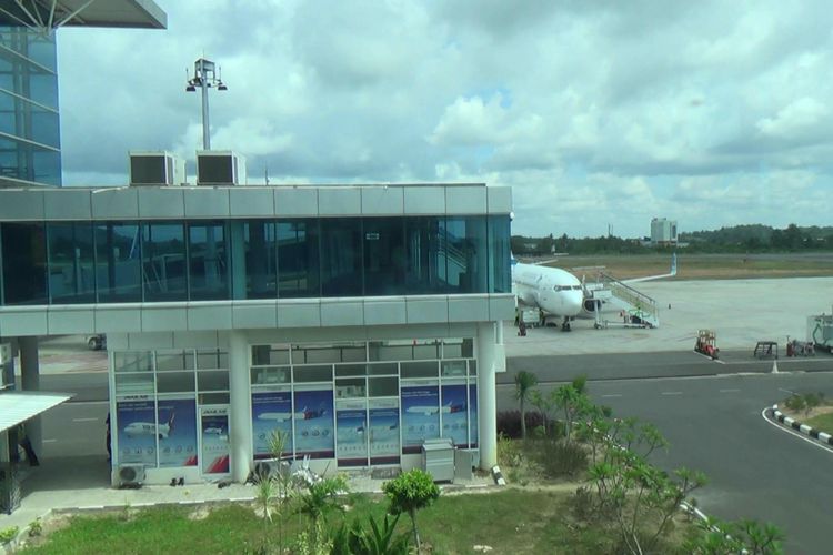 Salah satu sudut Bandara Depati Amir Pangkal Pinang.