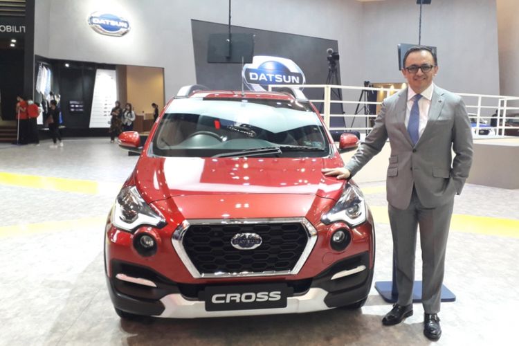 Global Head of Datsun Jose Roman saat ditemui di arena GIIAS 2018 di ICE, BSD City, Tangerang, Kamis (1/8/2018).