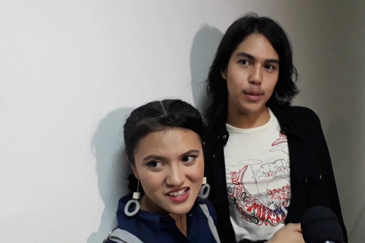 Marsha Aruan dan El Rumi saat ditemui di kawasan Ancol, Jakarta Utara, Kamis (23/8/2018) malam.