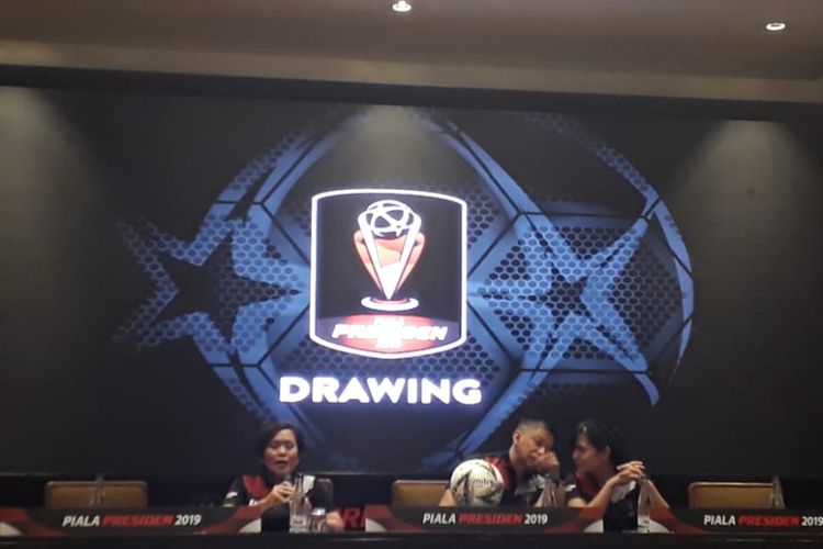 Undian Piala Presiden 2019 pada Selasa (19/2/2019).