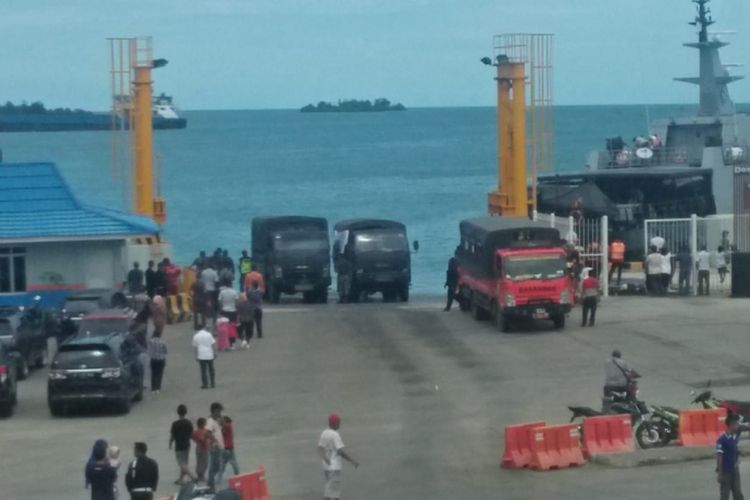 Suasana angkutan di Pelabuhan Bakauheni Lampung. Foto dari Humas ASPD Bakauheni