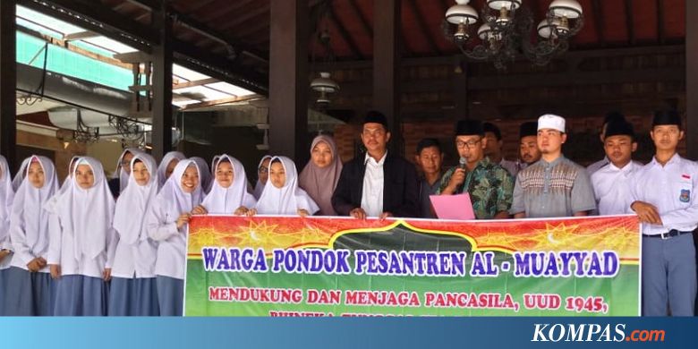 Ponpes di Solo Komitmen Jaga Pemilu 2019 Berjalan Aman dan Damai - KOMPAS.com