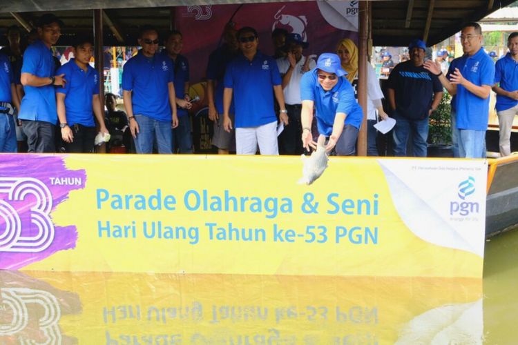 Lomba memancing menjadi salah satu kegiatan olahraga yang menjadi bagian dari rangkaian kegiatan HUT ke-53 tahun PGN. Kegiatan porseni ini turut dinikmati tidak hanya para pekerja PGN di Kantor Pusat melainkan seluruh anak perusahaan, termasuk direksi.

