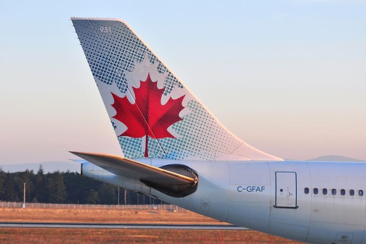 Ilustrasi Air Canada.
