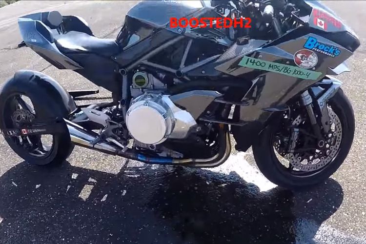 Kawasaki H2 mengalami masalah mesin pada kecepatan 300 kpj.