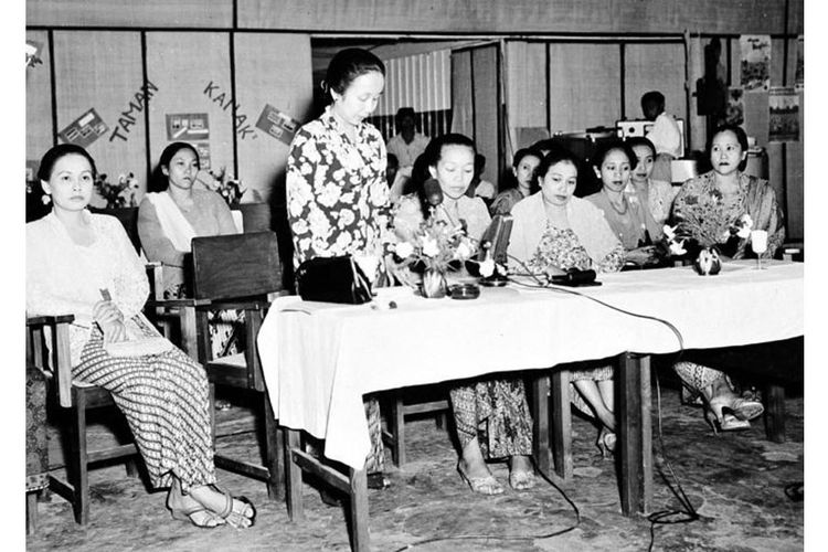 Kongres Wanita Indonesia (Kowani) yang diadakan di Jakarta, Juni 1950