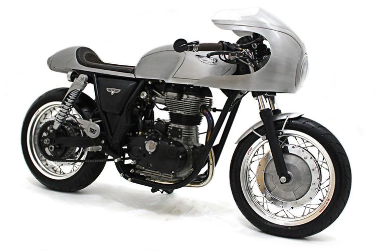 Modifikasi Royal Enfield Continental GT karya White Collar Bike.