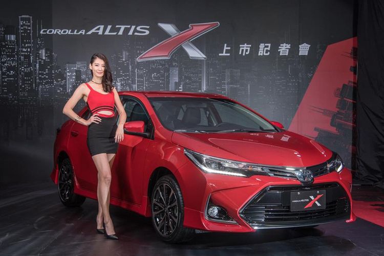 Toyota Corolla Altis X meluncur di Taiwan dengan tampang yang lebih sporty.