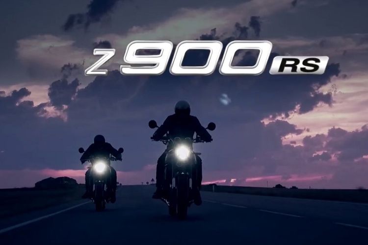 Teaser Kawasaki Z900 RS yang sudah beredar di video Youtube.