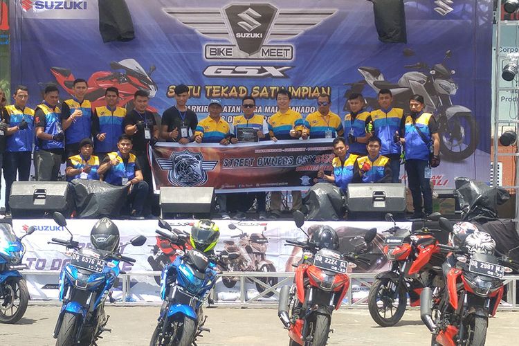 Suzuki Bike Meet dimulai dari Manado bertepatan dengan Hari Sumpah Pemuda, Sabtu (28/10/2017).