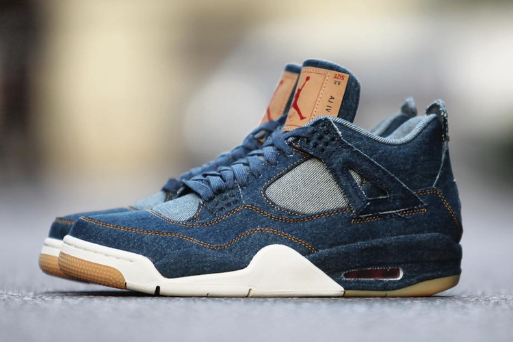 Levis X Air Jordan 4 Denim