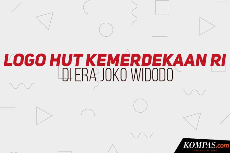 Logo HUT kemerdekaan di Era Joko Widodo