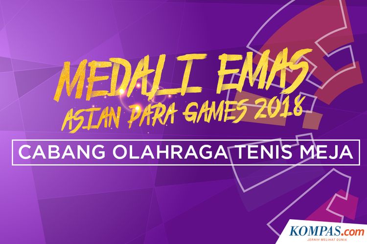 Peraih medali emas Asian Games 2018 cabang olahraga tenis meja