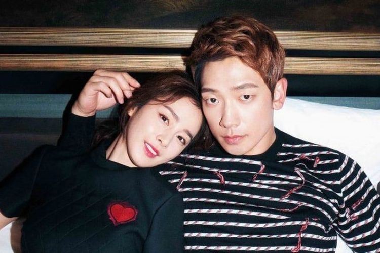 Pasangan artis Kim Tae Hee dan Rain