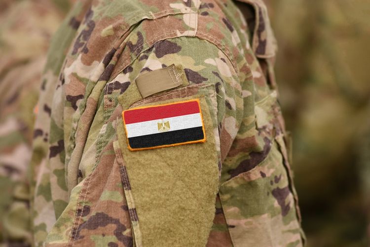 Ilustrasi pasukan keamanan Mesir.