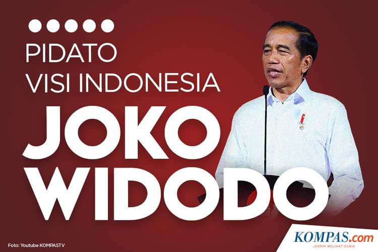 Foto : INFOGRAFIK: 5 Poin Pidato Visi Indonesia Jokowi