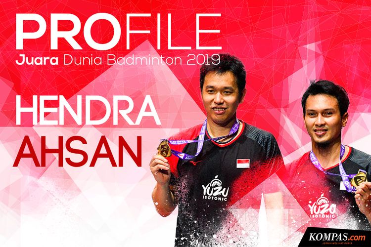 Infografik: Profil Juara Dunia Badminton Ahsan/Hendra