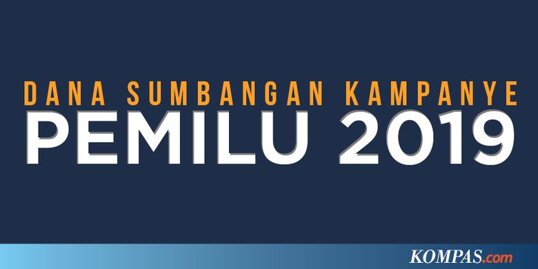 INFOGRAFIK: Sumbangan Dana Kampanye Peserta Pilpres dan Pileg 2019