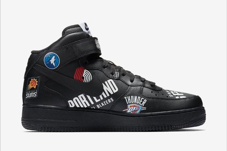 nike air force x supreme nba