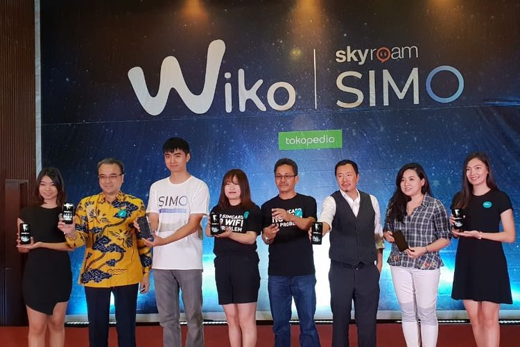 Peluncuran Wiko Tommy 3 dan Tommy 3 Plus di Jakarta, Kamis (1/11/2018).