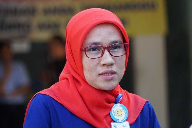 Fatriani, salah seorang di RS Cipto Mangunkusumo.