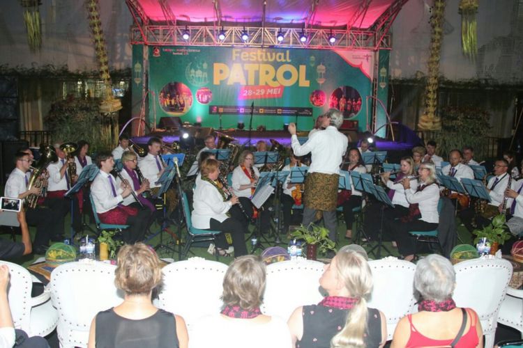 Orkestra Asal Jerman Meriahkan Festival Patrol di Banyuwangi Selasa malam (29/5/2018)