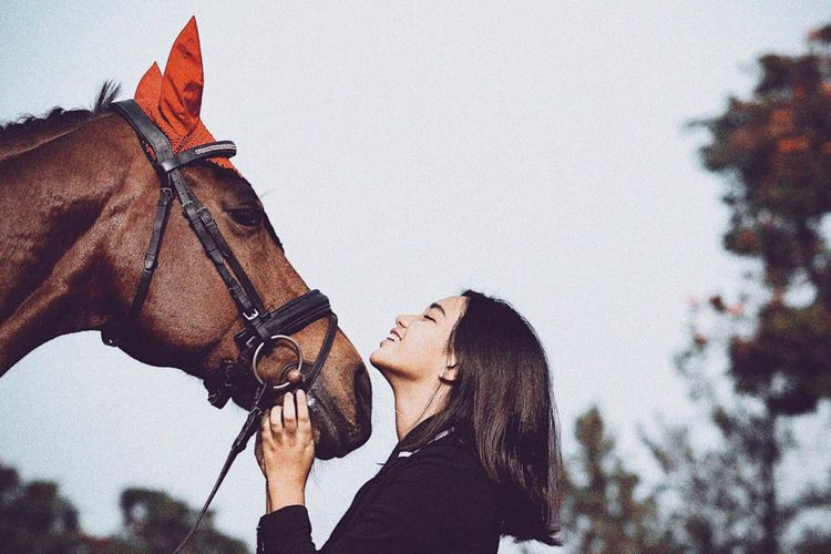 Atlet equestrian Indonesia, Charlotte Fatima Haque Ramadhan.