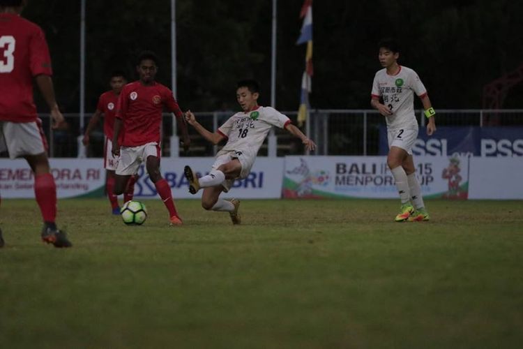 Timnas Pelajar U-15 Indonesia lolos ke babak final Bali International Football Championship (IFC) 2018 setelah mengalahkan tim asal China Hubei FC dengan skor 3-1 di Stadion Beji Mandala, Badung, Bali, Kamis (6/12/2018) malam.