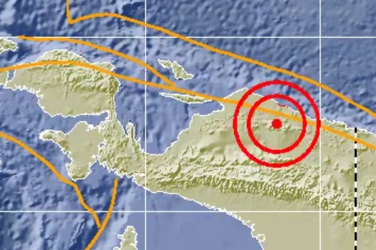 Dua gempa bumi kembali mengguncang kawasan Mamberamo Tengah, Papua, Senin (24/6/2019) pagi. Gempa pertama bermagnitudo 6 pada pukul 08.05 WIB, sedangkan gempa kedua bermagnitudo 5,6 pada pukul 08.28 WIB.