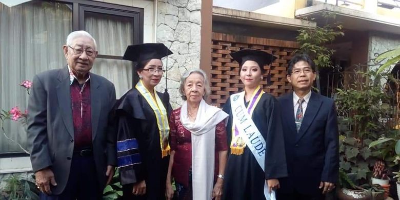 Pada 31 Juli 2019, tepat ulang tahun Patricia ke-48, Lala menuntaskan yudisium skripsinya. Menyusul Patricia diwisuda pada bulan Agustus 2019.