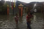 Hujan Guyur Pamekasan Selama 4 Jam, Kantor KPU Terendam Banjir